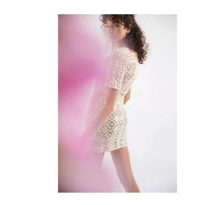 She Made Me Robe Edith Crochet | Ivoire