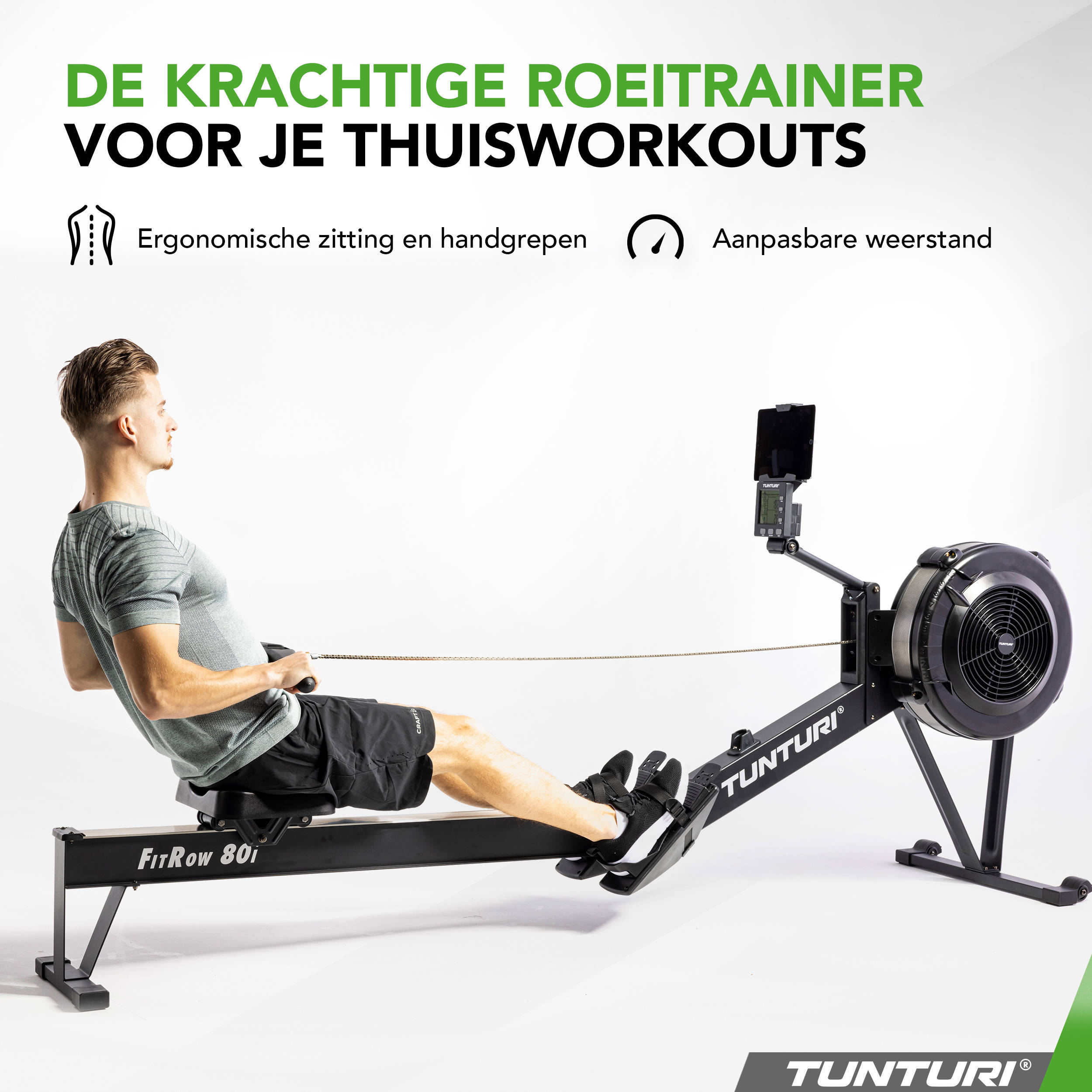 Tunturi roeitrainer FitRow 80i