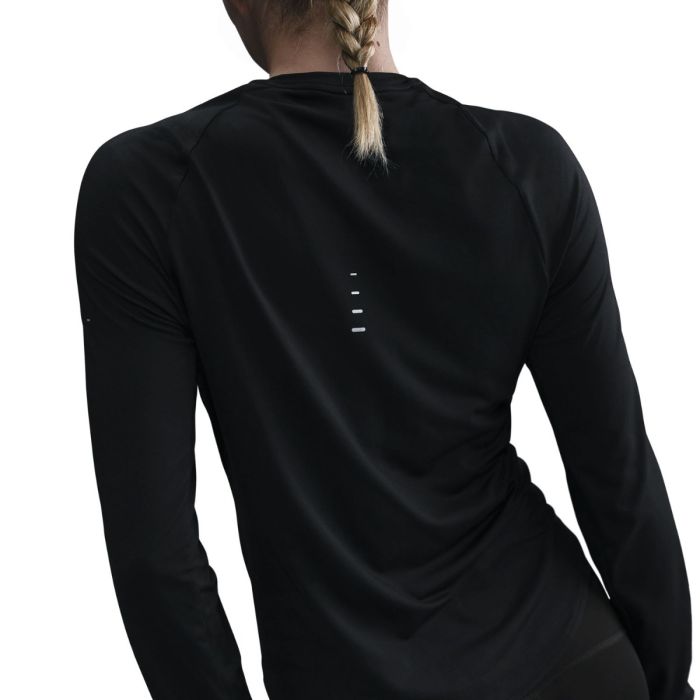 Nike Dame Trøjer Dri-FIT Swift UV Crew Long Sleeve Top Sort