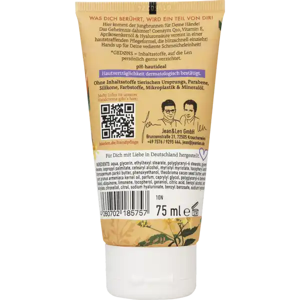 straffende Handcreme Aprikosenkernöl & Q10