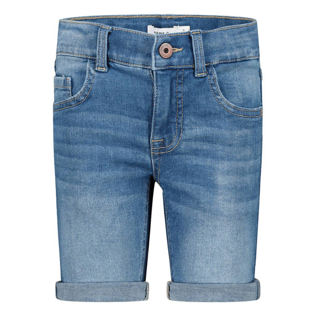 NAME IT slim fit short NKMSOFUS light blue denim