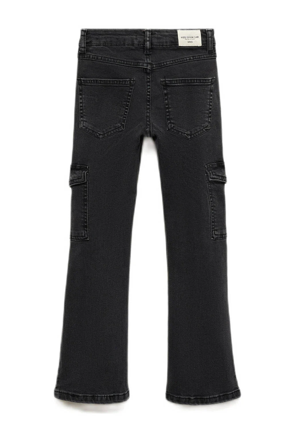 Mango Kids regular fit jeans antraciet
