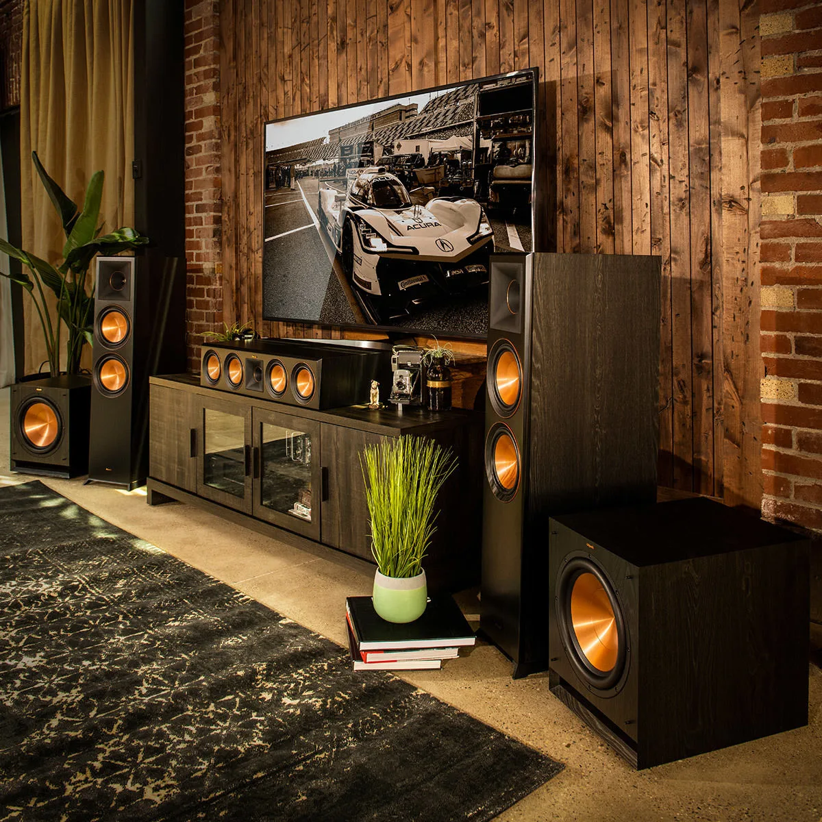 Klipsch RP-504C Noyer Enceintes centrales