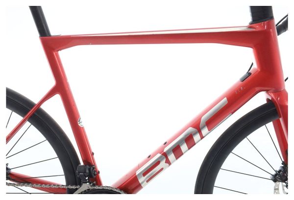 Produit reconditionné · BMC Team Machine SLR One Carbone Di2 12V · Rouge / Vélo de route / BMC | Bon état