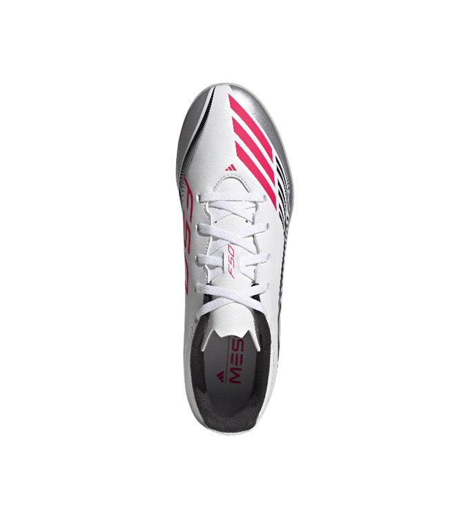 adidas F50 MESSI CLUB TF JP7445 FTWWHT-LUCRED-SILVMT