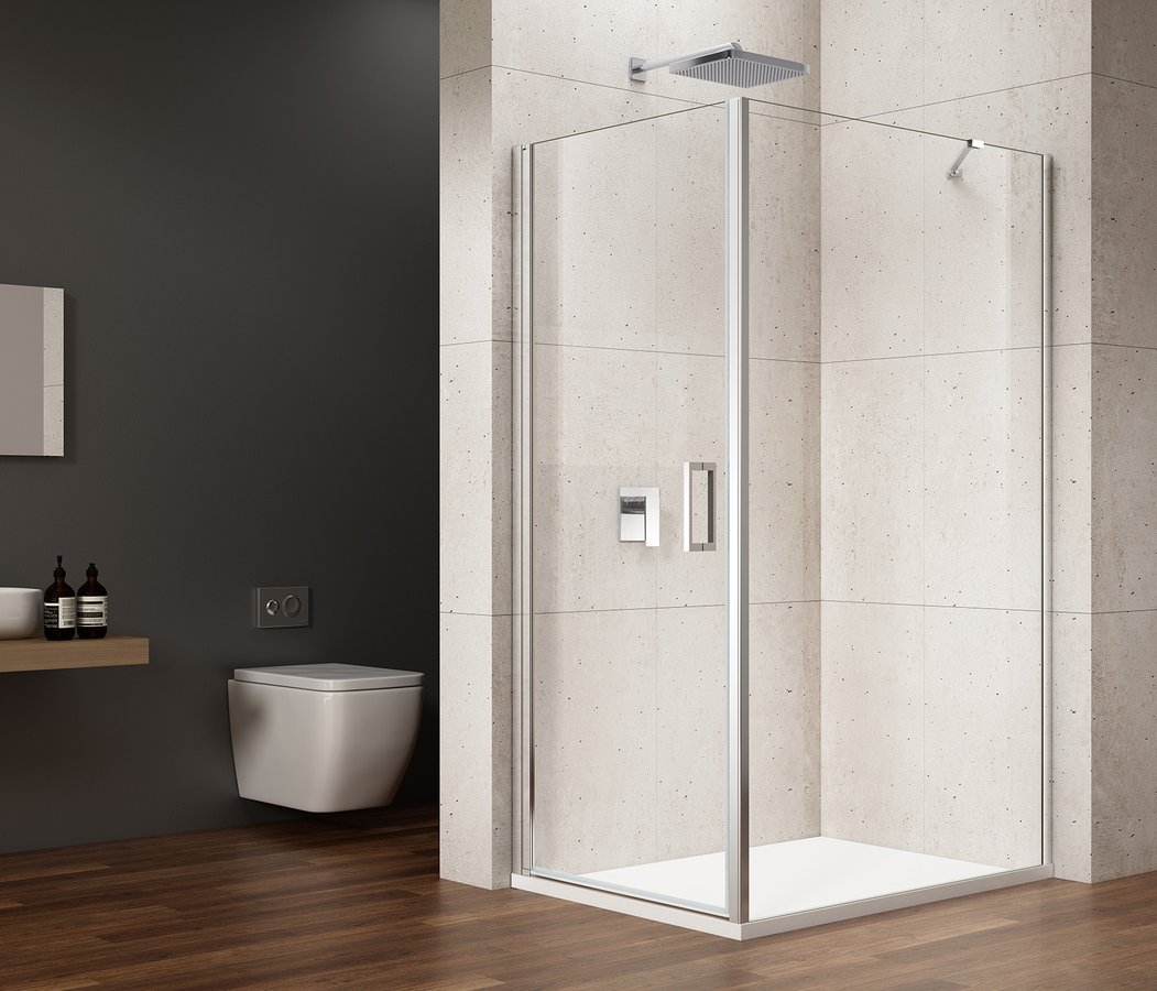 Gelco Loro douchecabine met draaideur 90x90cm chroom