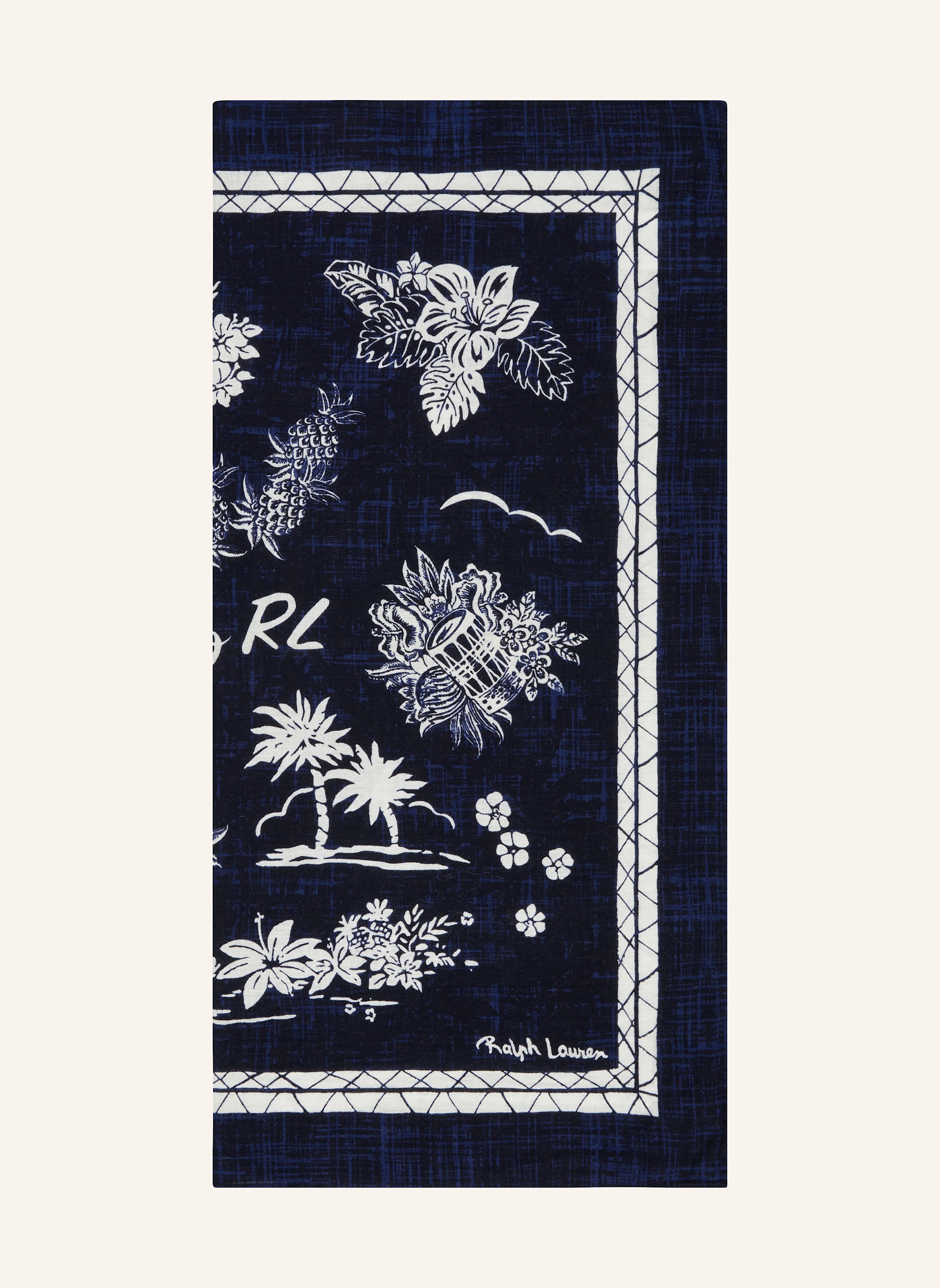 POLO RALPH LAUREN Tuch mit Leinen