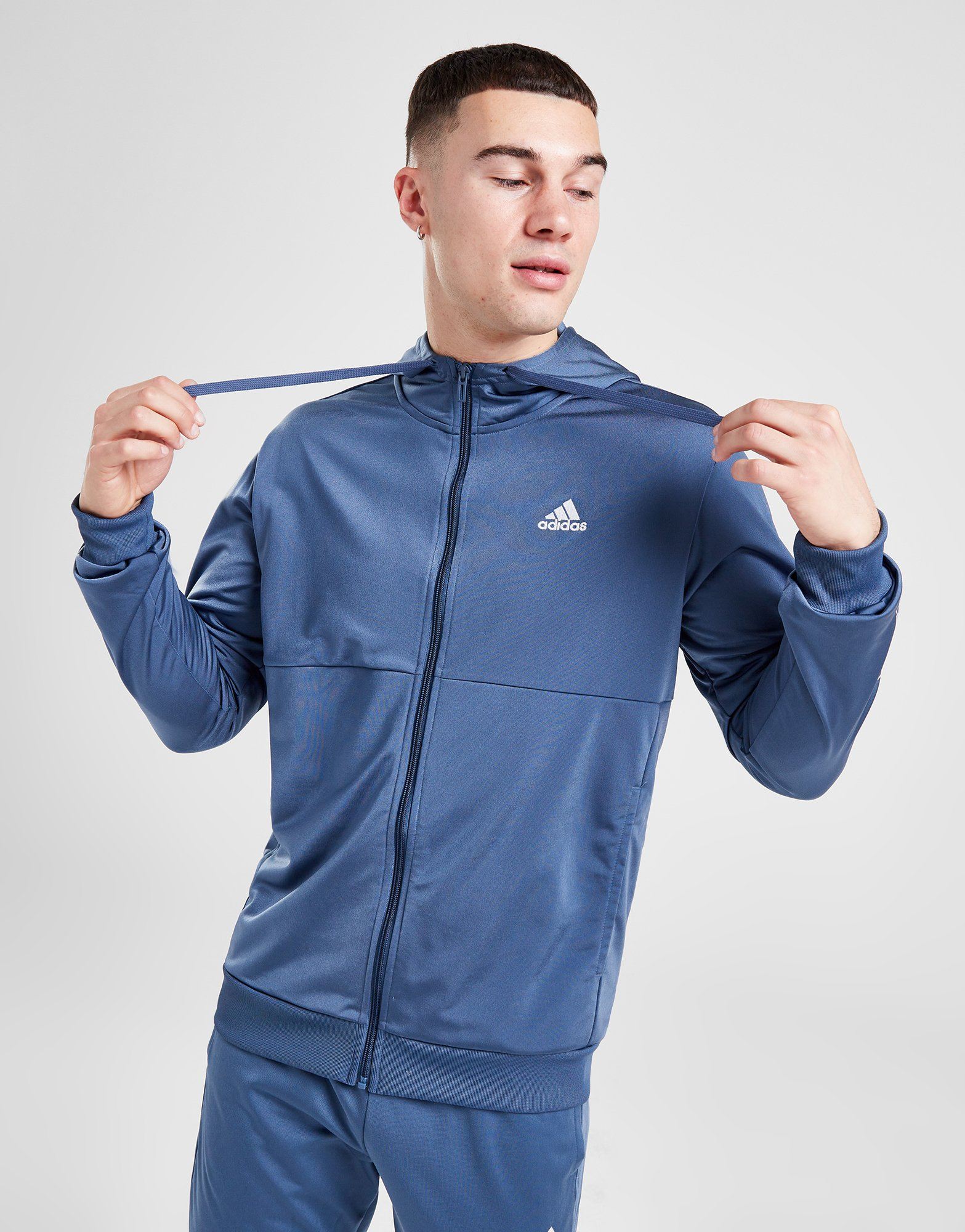 adidas Sweat à Capuche Zippé Badge of Sport Homme
