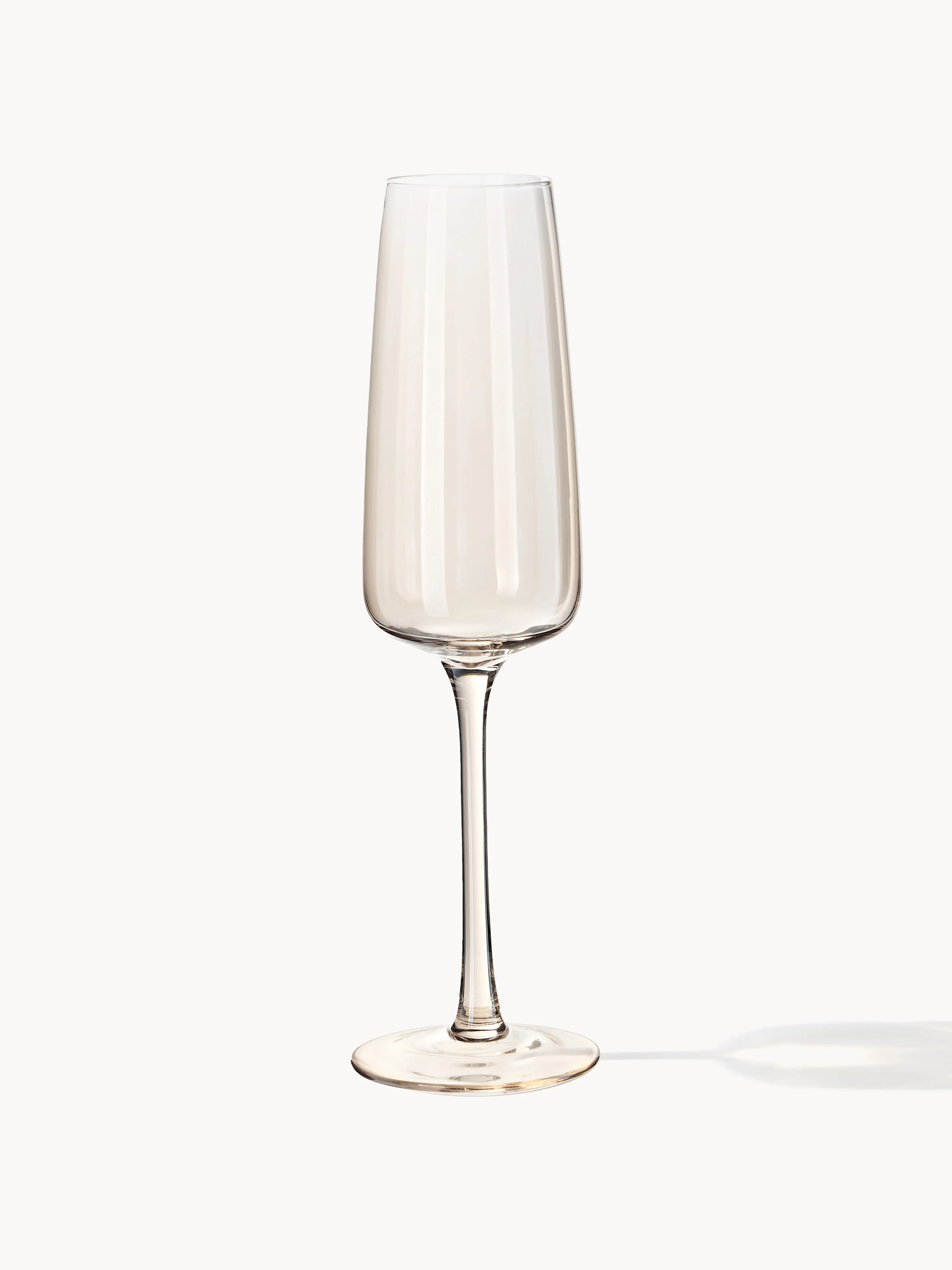 Mondgeblazen champagneglazen Ellery, 4-delig