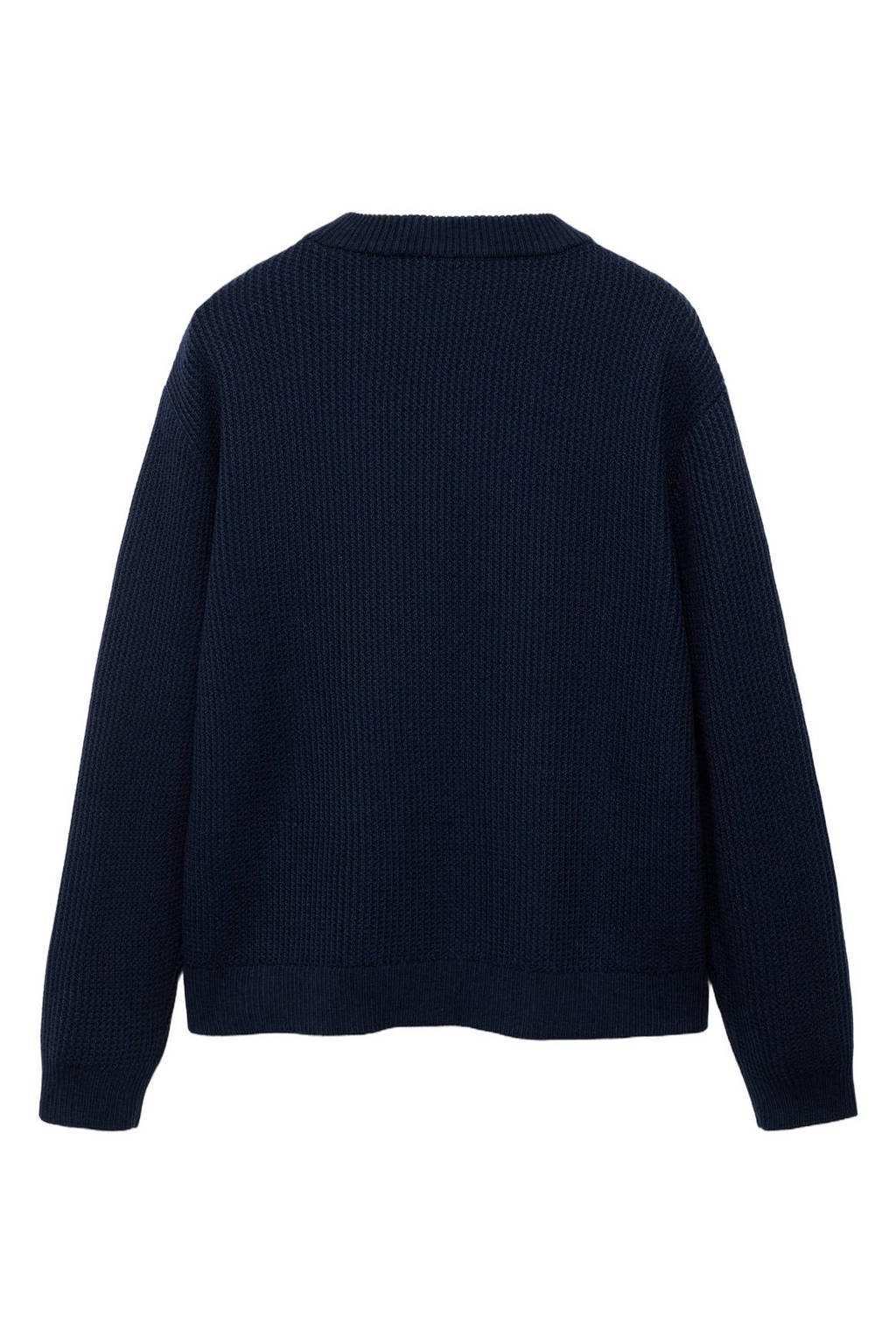 Mango Kids trui gebreid marine