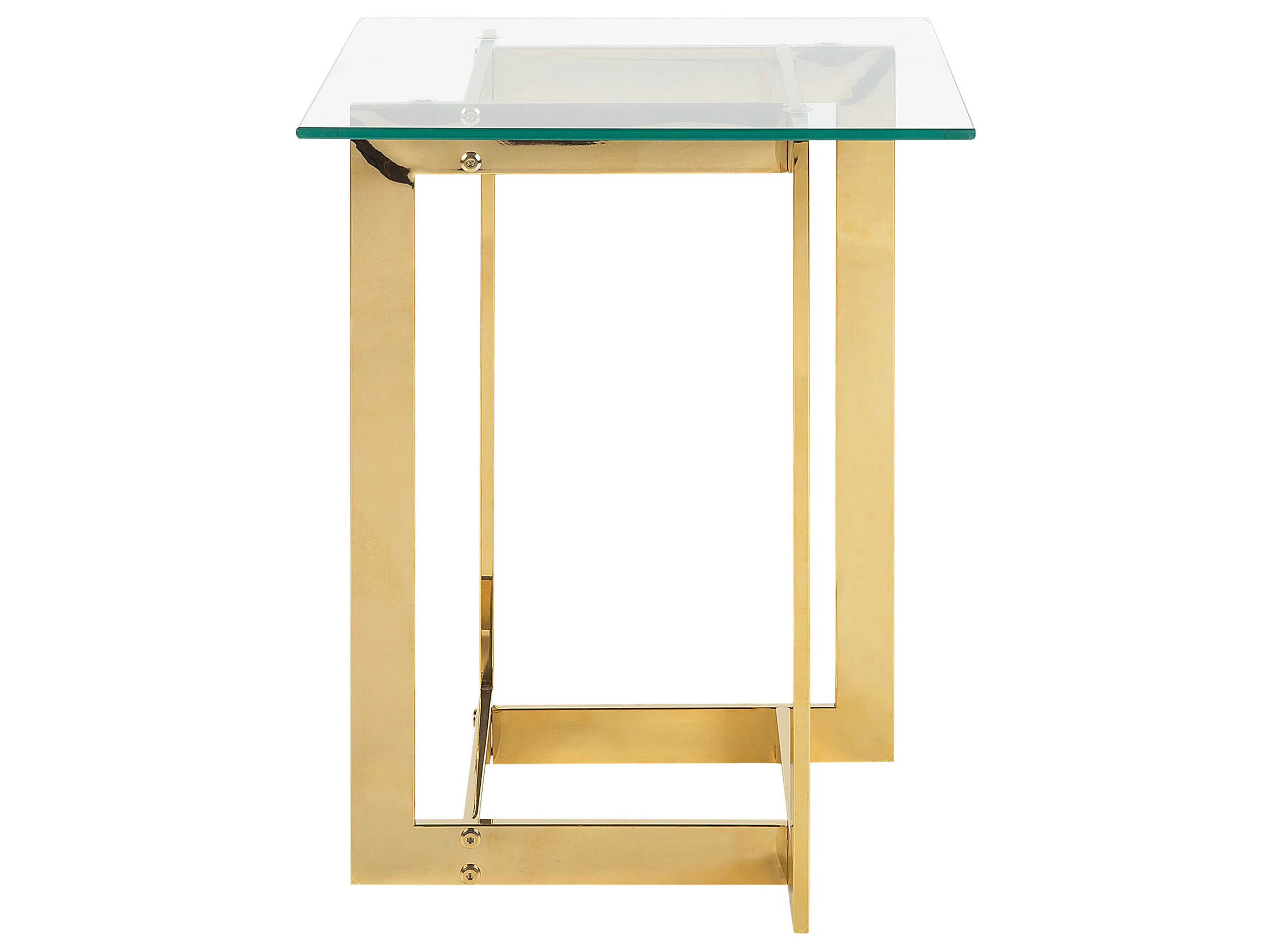 Bijzettafel CRYSTAL Veiligheidsglas Goud