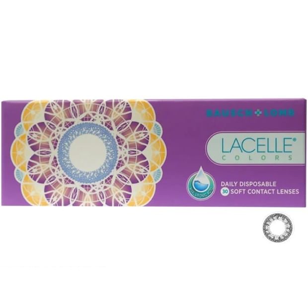 BAUSCH+LOMB - Lacelle 1 Day Lace Color Lens Frozen Grey 30 stuks