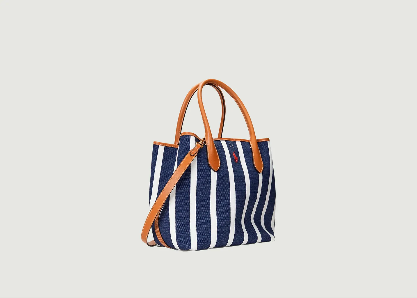 Cabas Bellport Moyen Rayé Polo Ralph Lauren