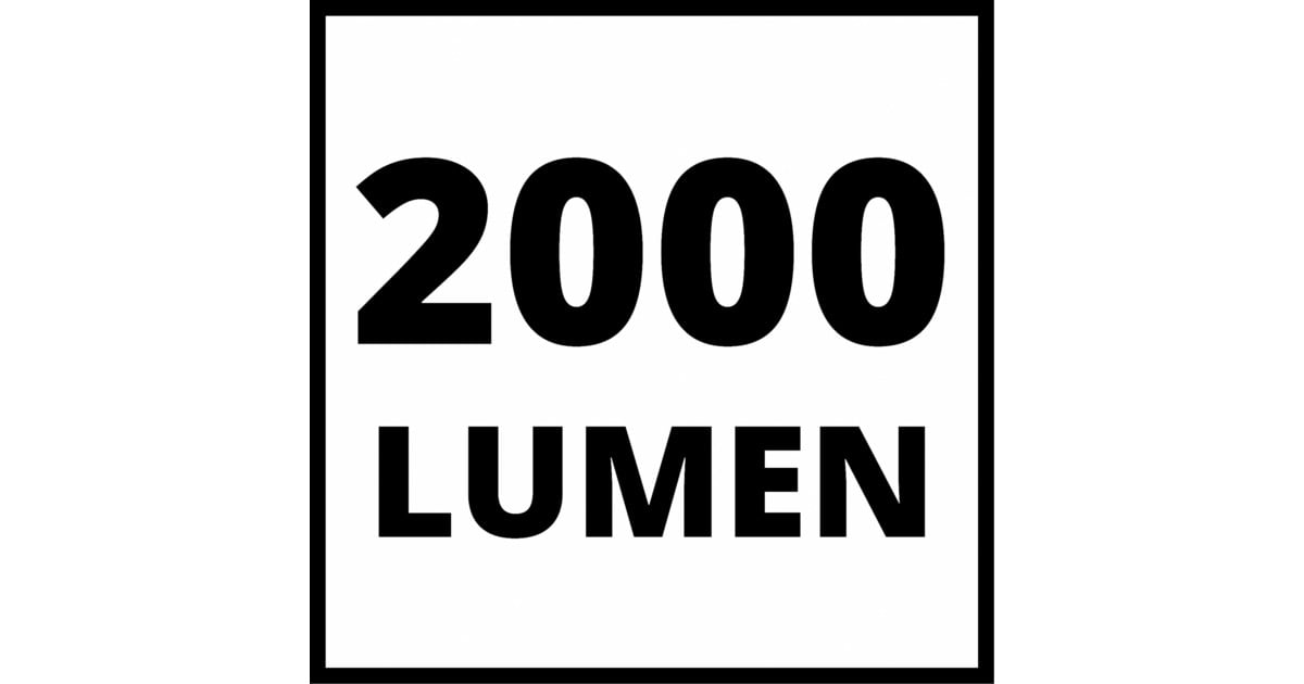 EINHELLAcculamp TE-CL 18/2000 LiAC Solo verlichting  (Rood/zwart, Accu en oplader niet inbegrepen)