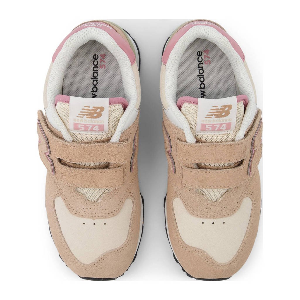 New Balance 574sneakers beige/roze/wit