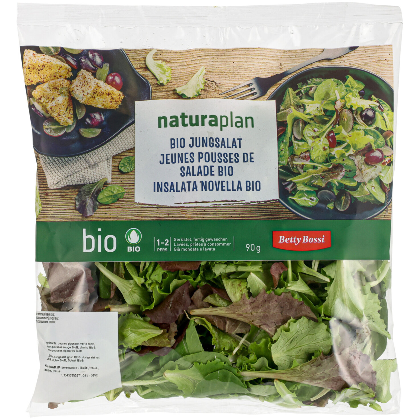 Betty Bossi Naturaplan Bio Jungsalat -