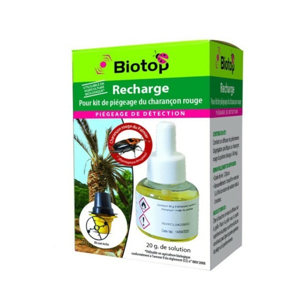 Recharge phéromone - piège charançon rouge du palmier