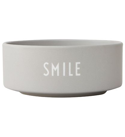 Design Letters Schüssel - Smile - Grau