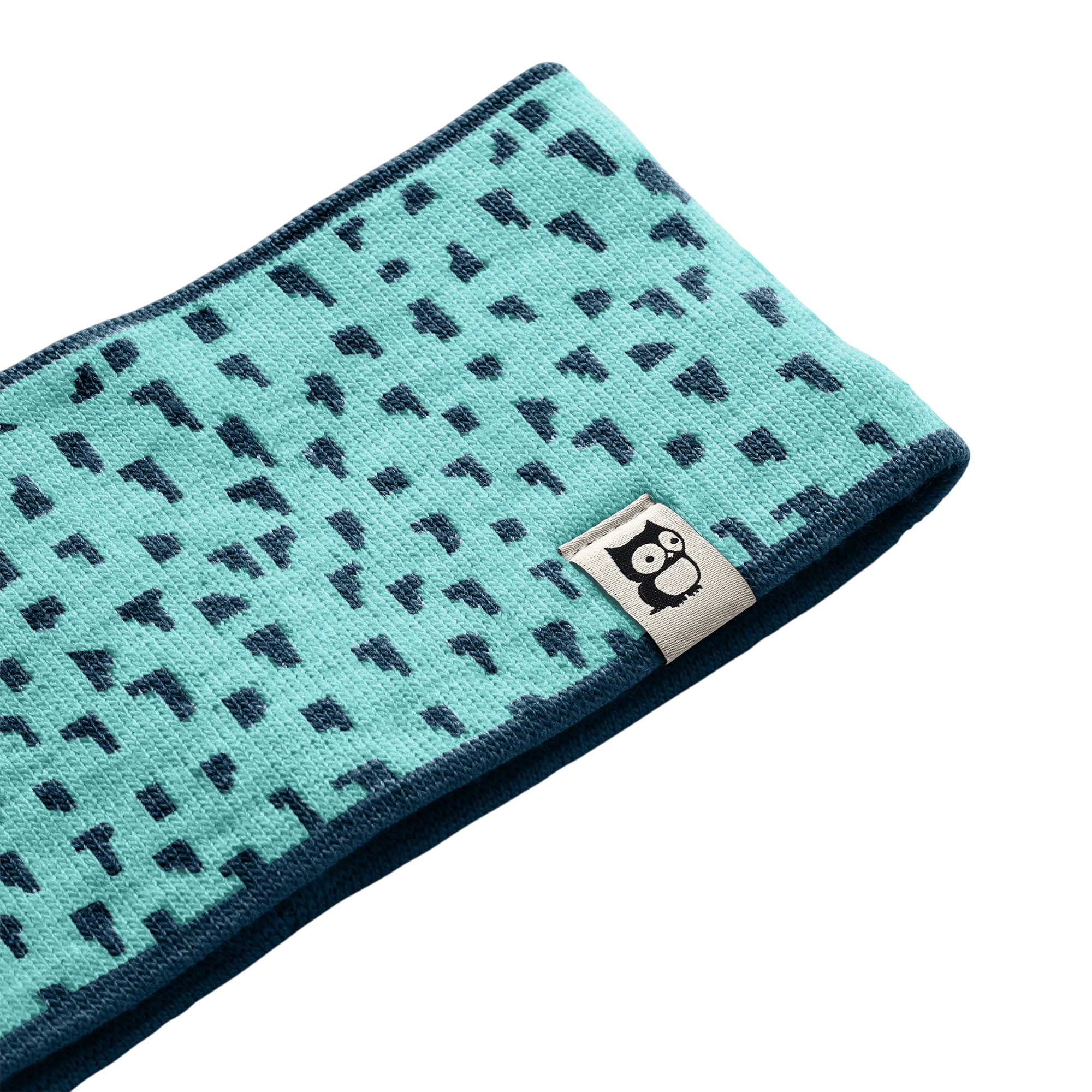 Stirnband Ciel Merino Tittles Manbali blue / Deep petrol