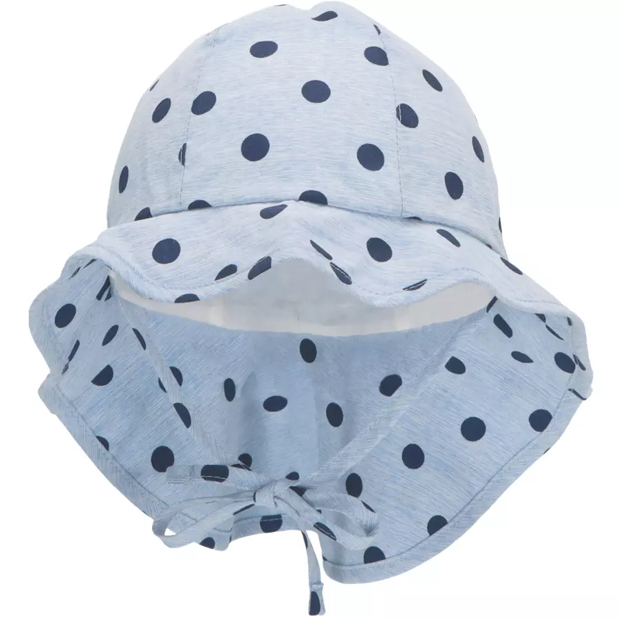 Sterntaler Sonnenhut Punkte himmelblau