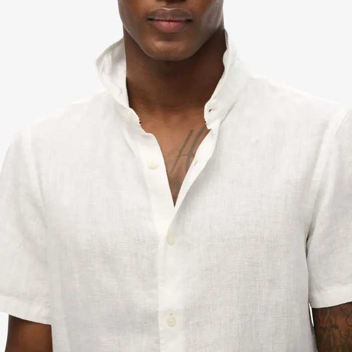 Superdry Vacation Linen SS Overhemd Heren