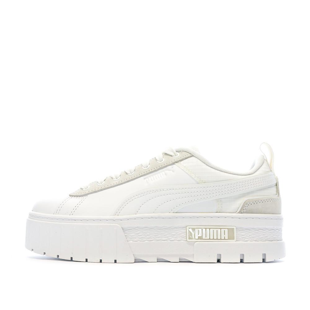 Puma Baskets Blanches Femme Puma Mayze Tech