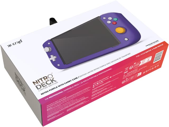 Crkd Nintendo Switch Nitro Deck Retro Edition (lillla)