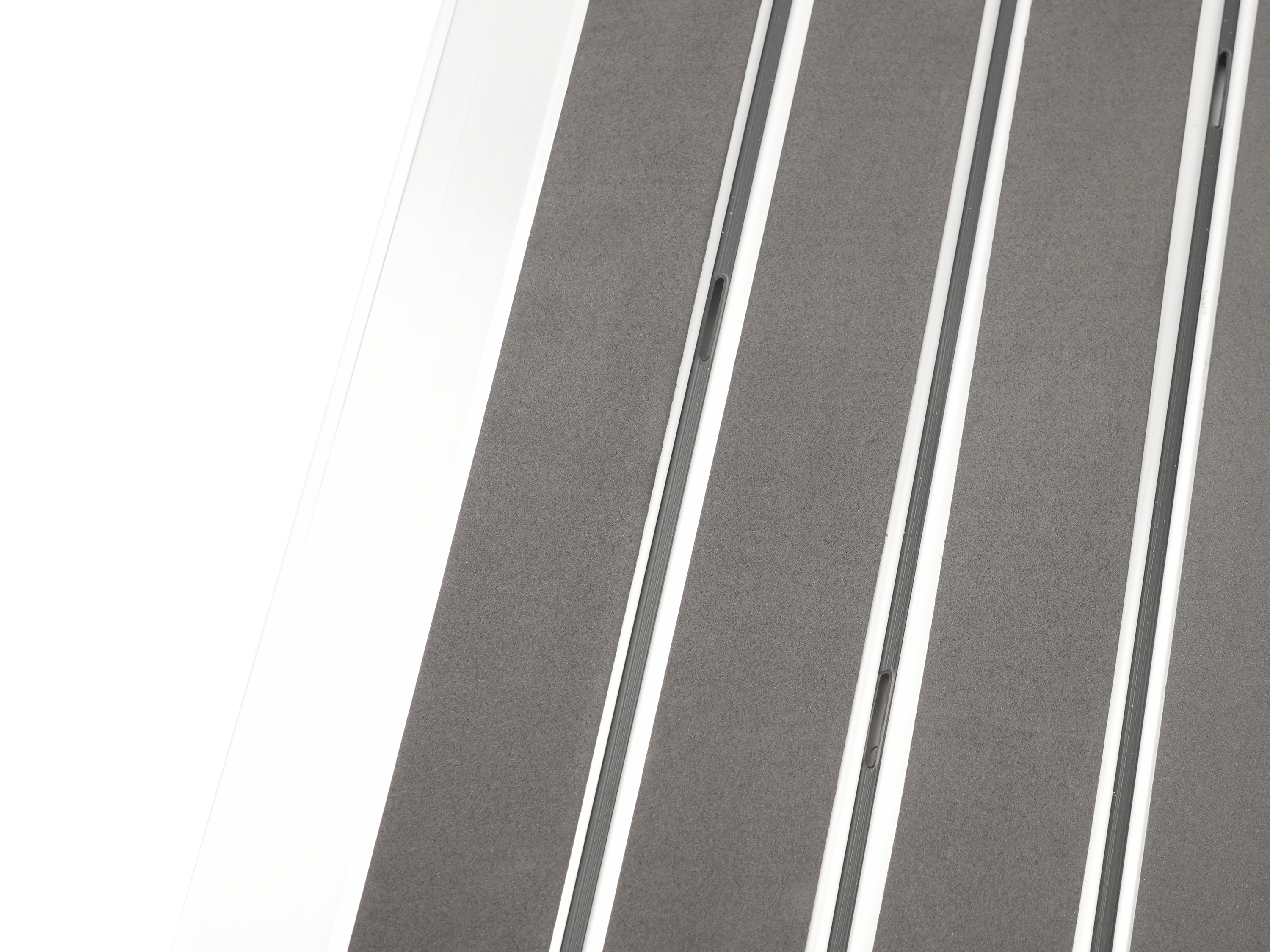 Fussmatte Aluminium 60 x 40 cm silber/grau