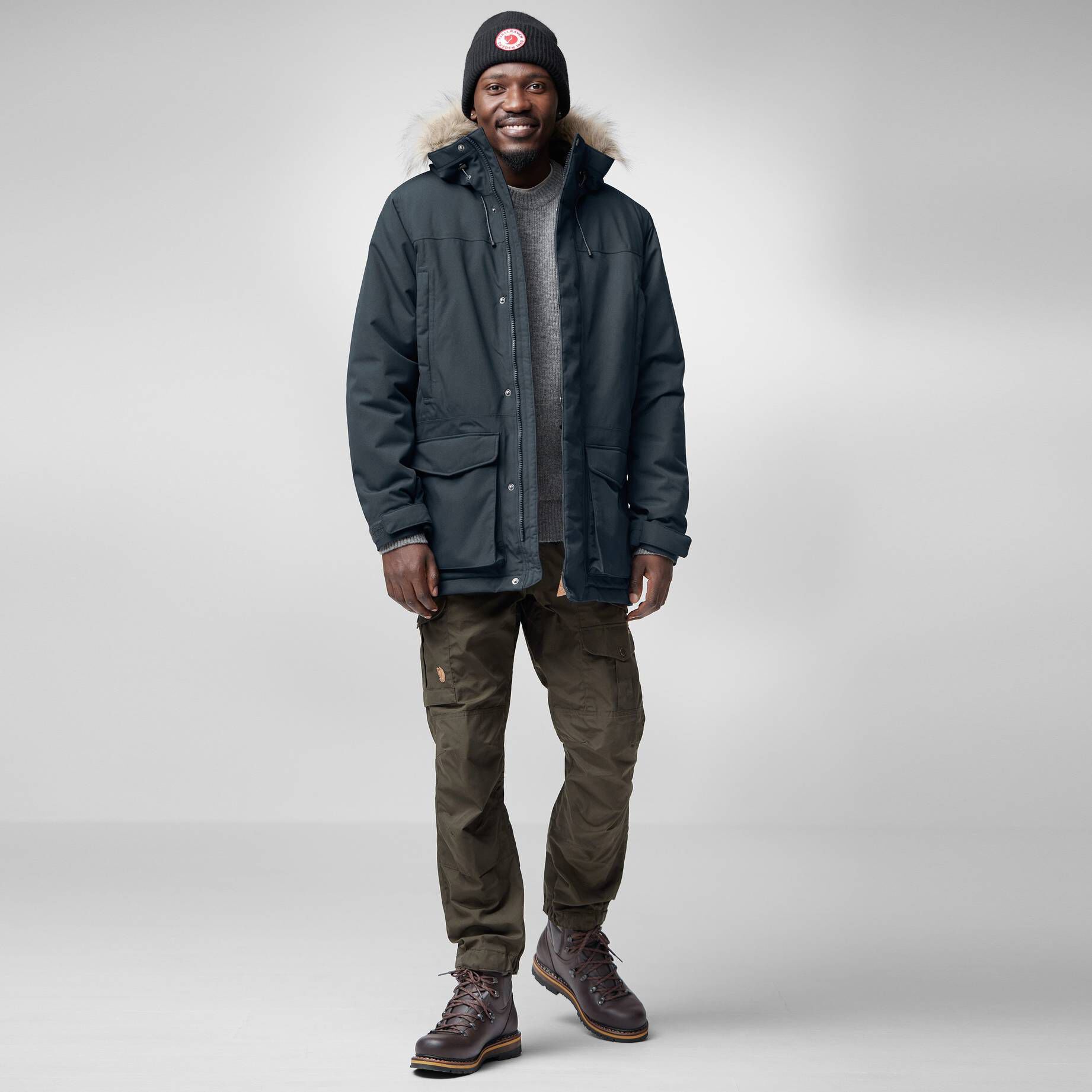 FJÄLLRÄVEN| Herren Parka NUUK LITE