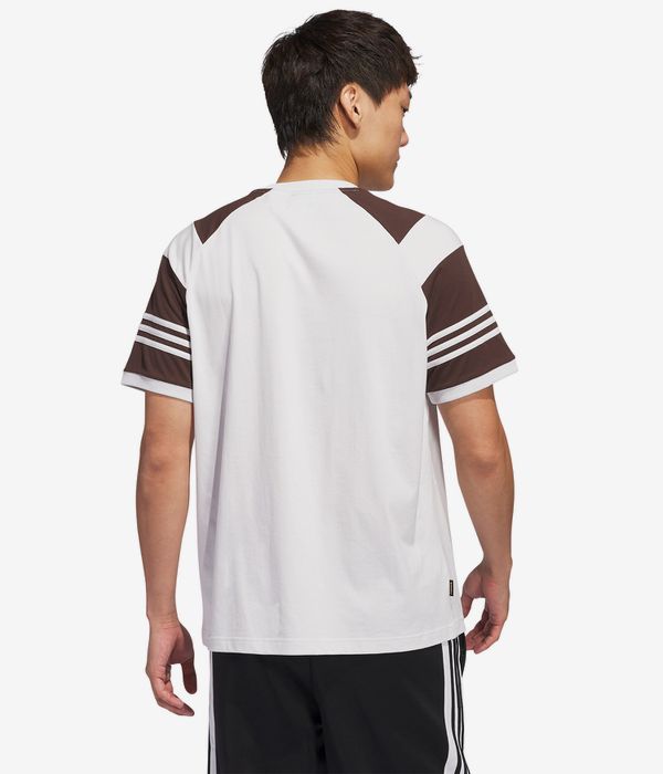 adidas Tyshawn T-Shirt (cry white dark brown)