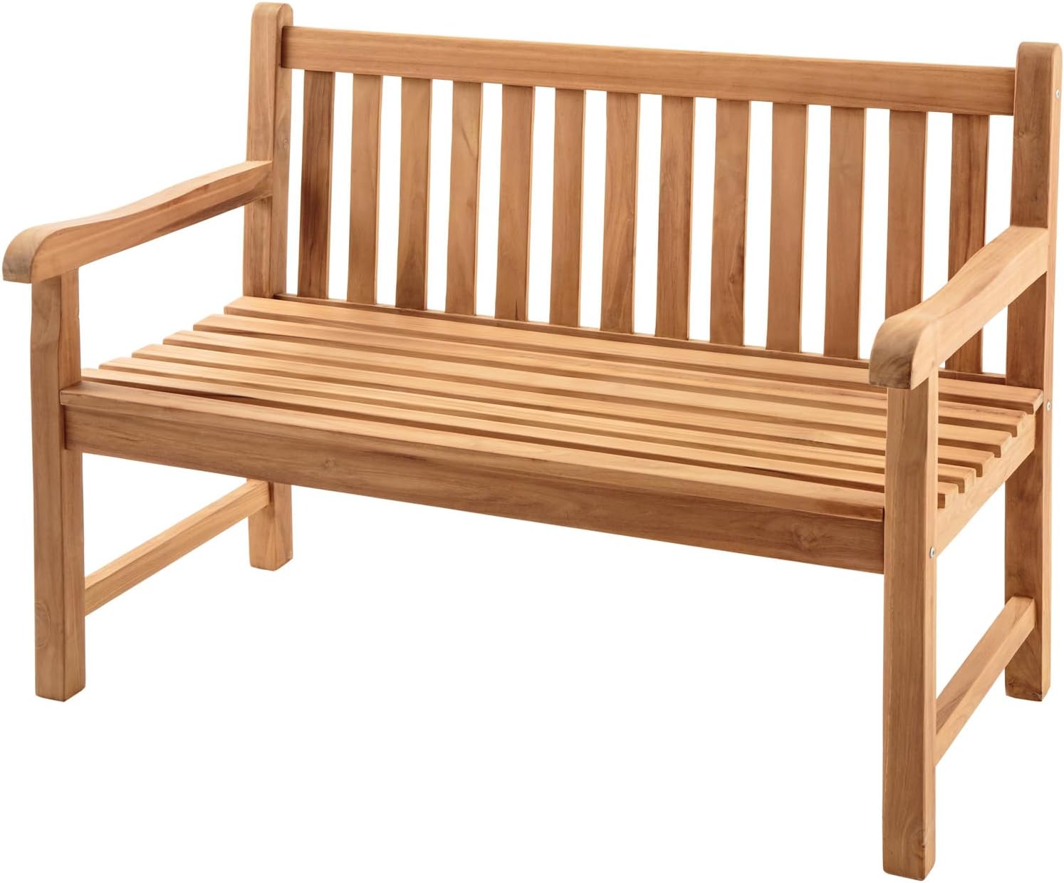 riess-ambiente.de Outdoor Gartenbank Empire Teak 120cm Natur Teakholz