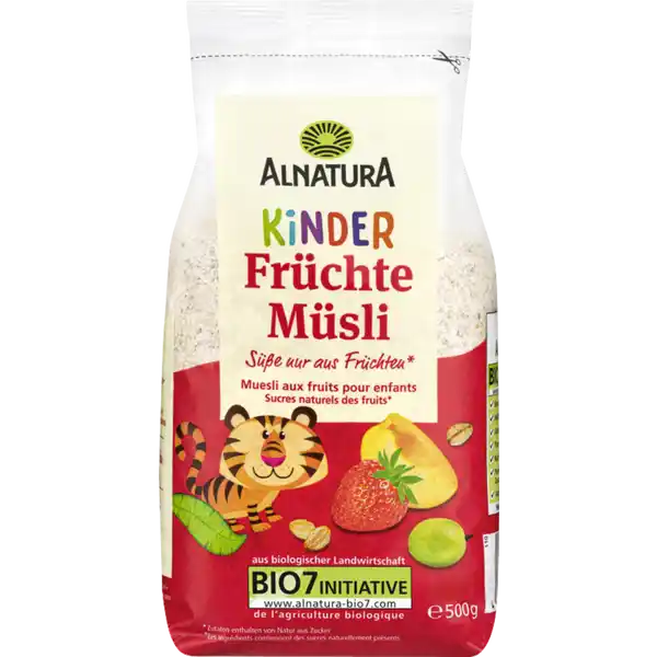 Bio Kinder Früchte Müsli