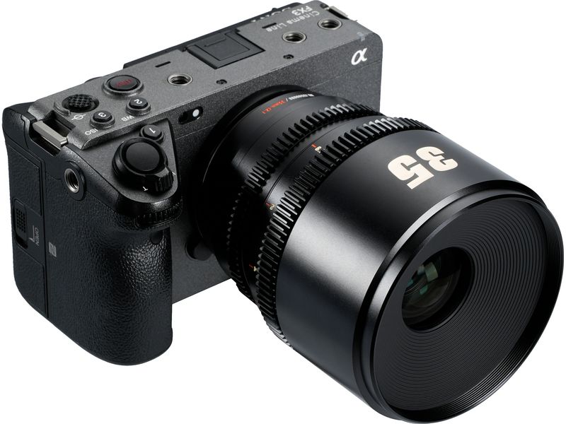 7Artisans Festbrennweite 35mm T/2.1 – Sony E-Mount Kompaktes, leichtes Objektiv für Kameras mit Super35-Sensoren