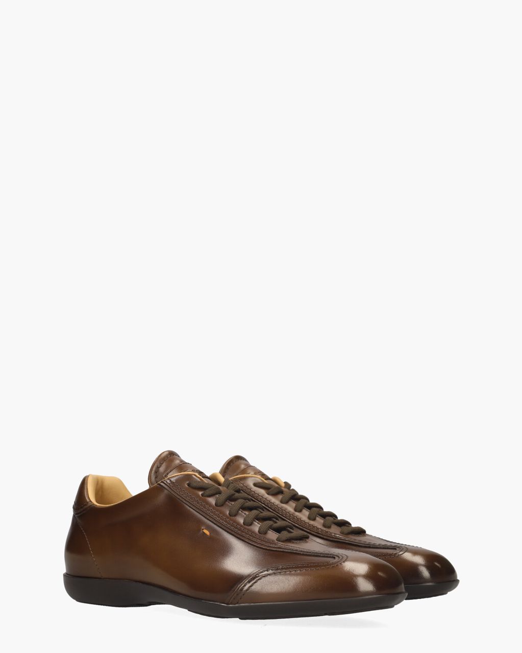 Santoni 14398 Bruin Herensneakers