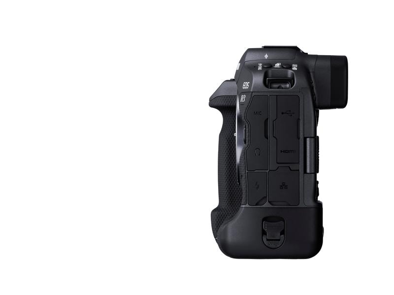 Canon Fotokamera EOS R3 Body Blitzschnelle Systemkamera zum Fotografieren und Filmen