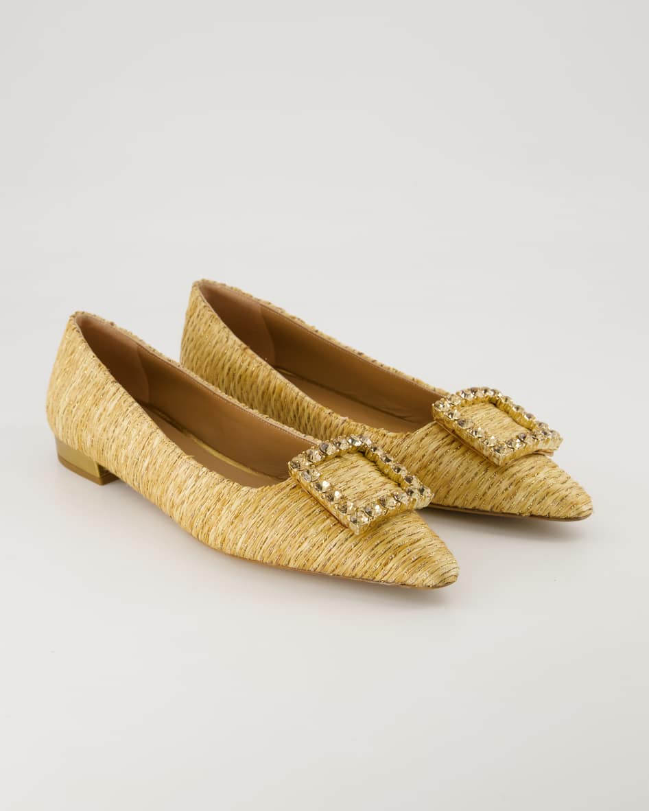 Konstantin Starke Diamond Ballerinas in Beige