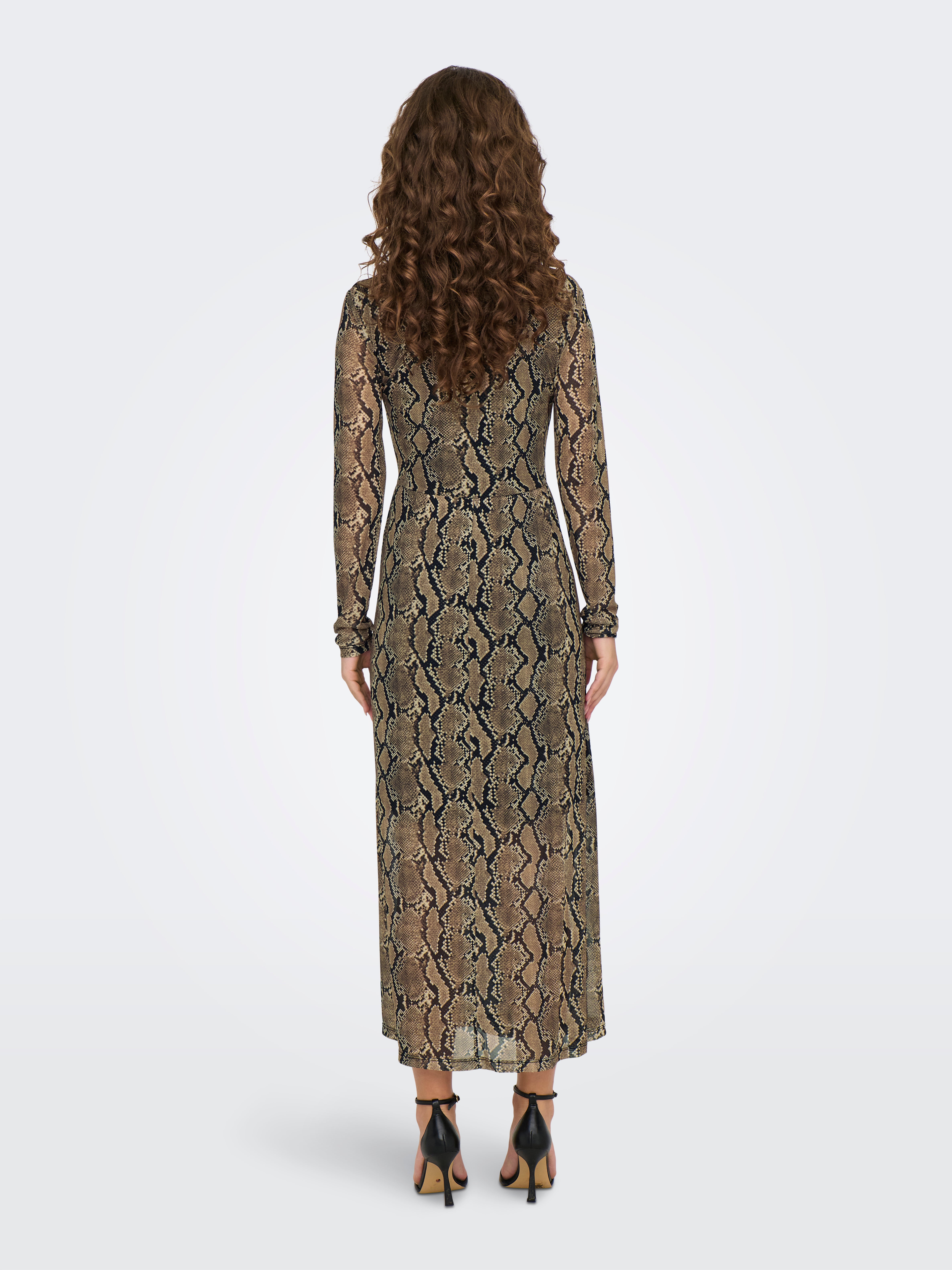 JDYANIMA Langes Kleid Sepia Tint