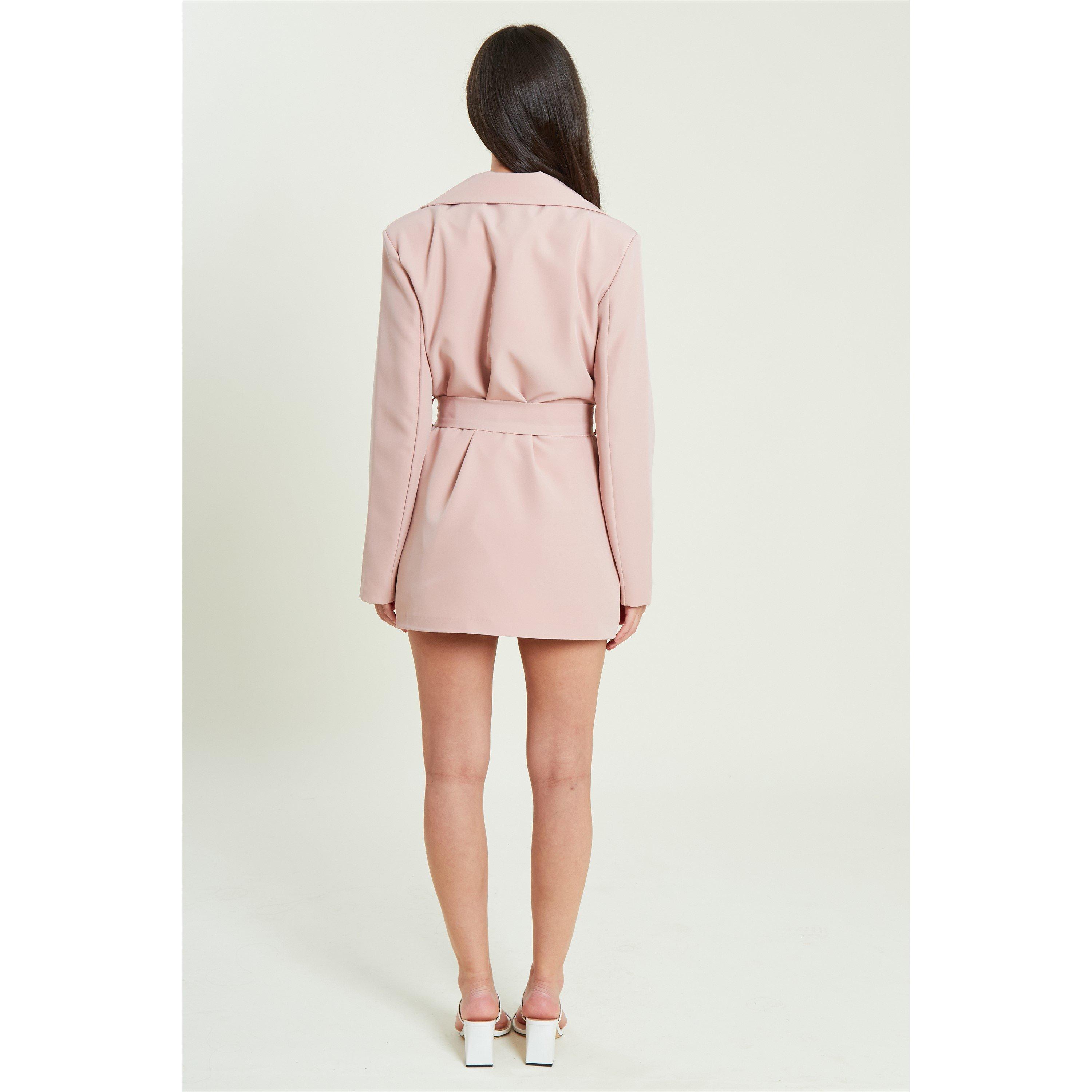 Be You Tie Belt Tailored Blazer