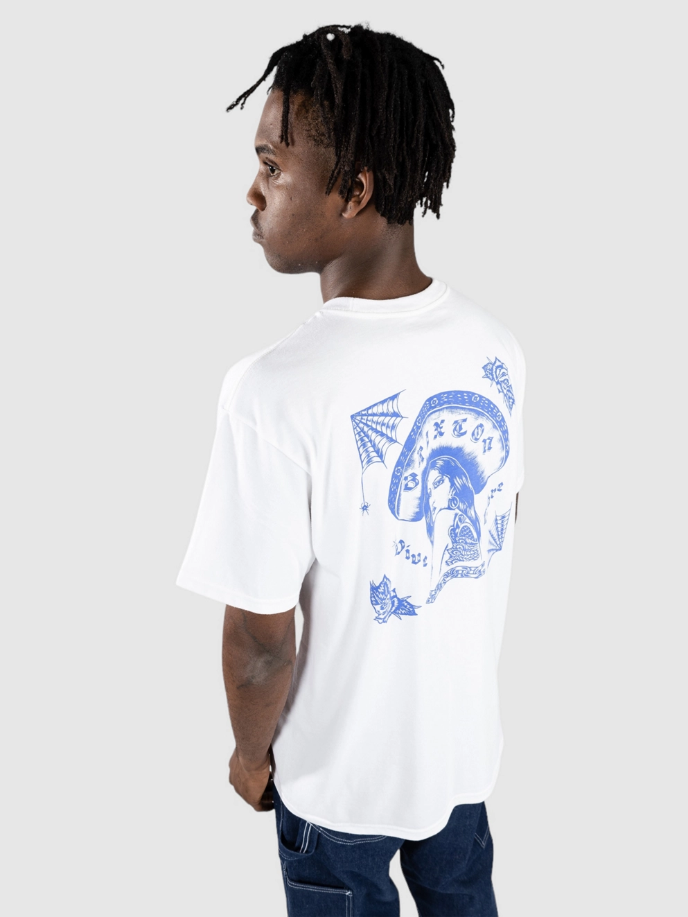 Brixton Vive Libre Standard T-Shirt white