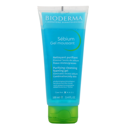 Gel moussant peaux mixtes et acnéiques Sébium Bioderma