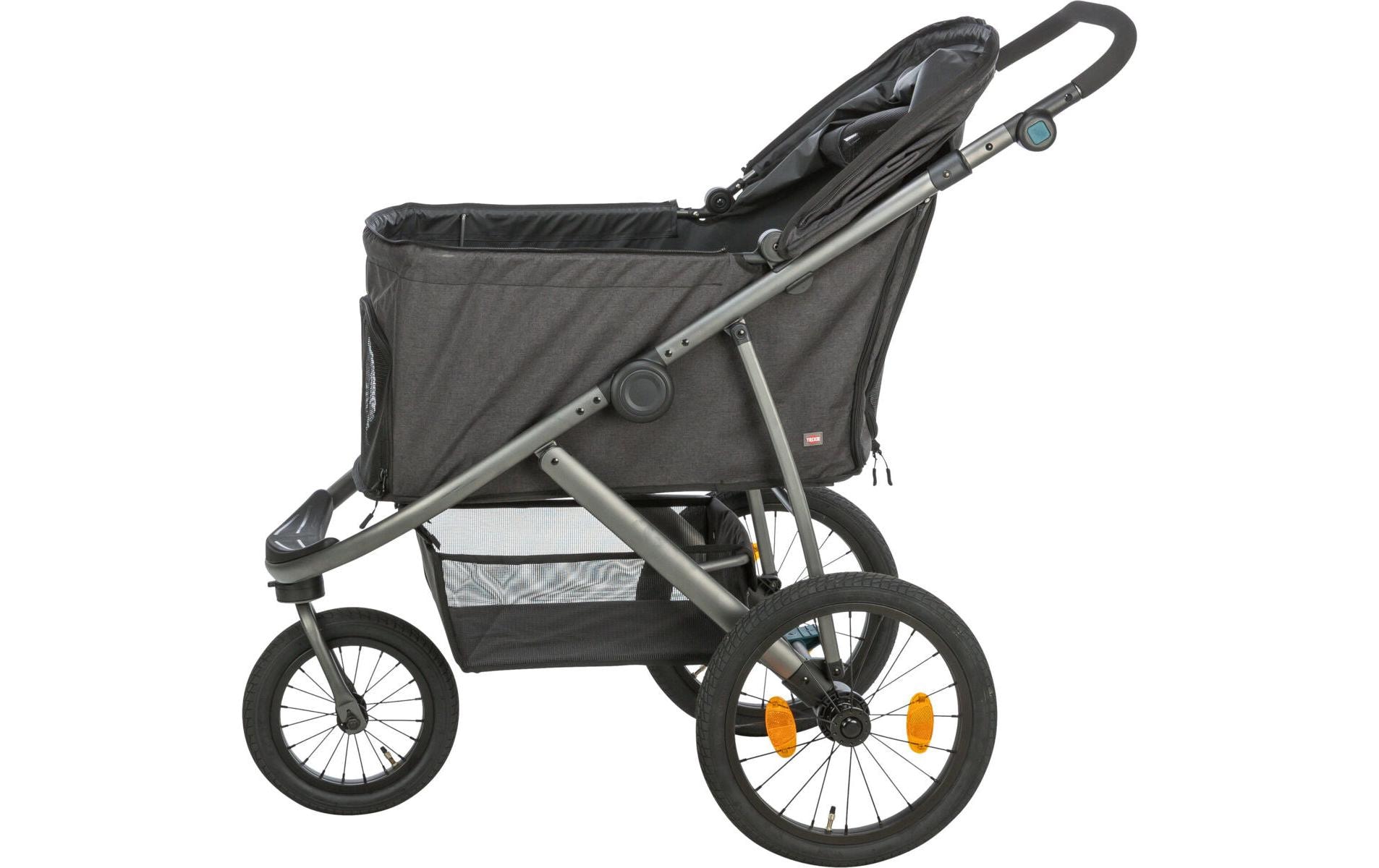 Buggy 60 × 112 × 120 cm, 12.5 kg, Schwarz/Petrol<br>Buggy zum Transport von Hunden oder Katzen
