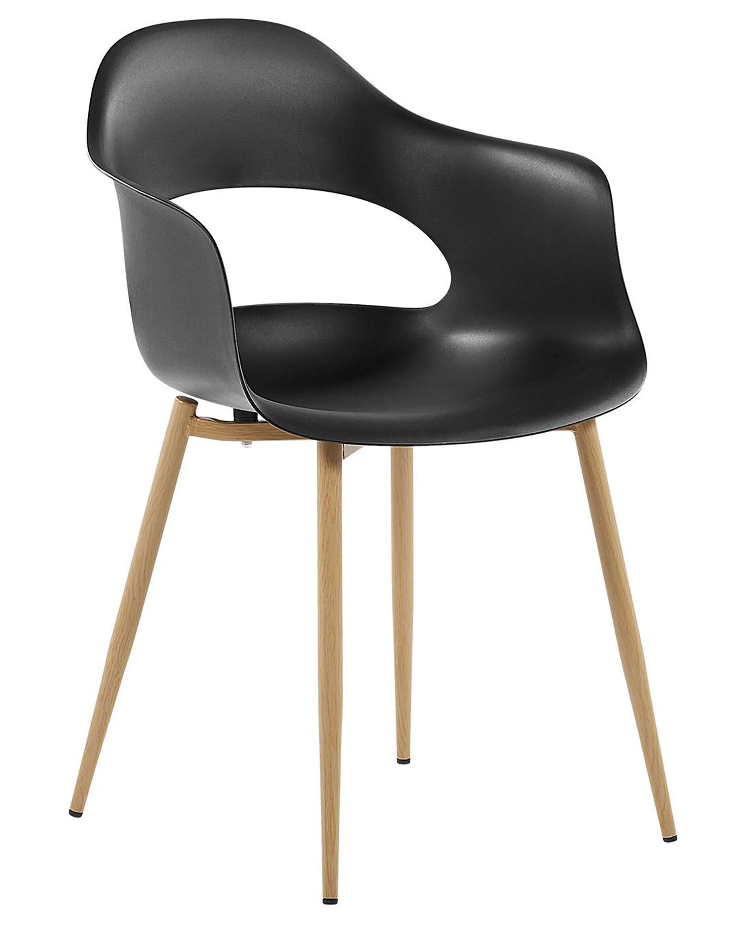 Set van 2 eetkamerstoelen UTICA Zwart