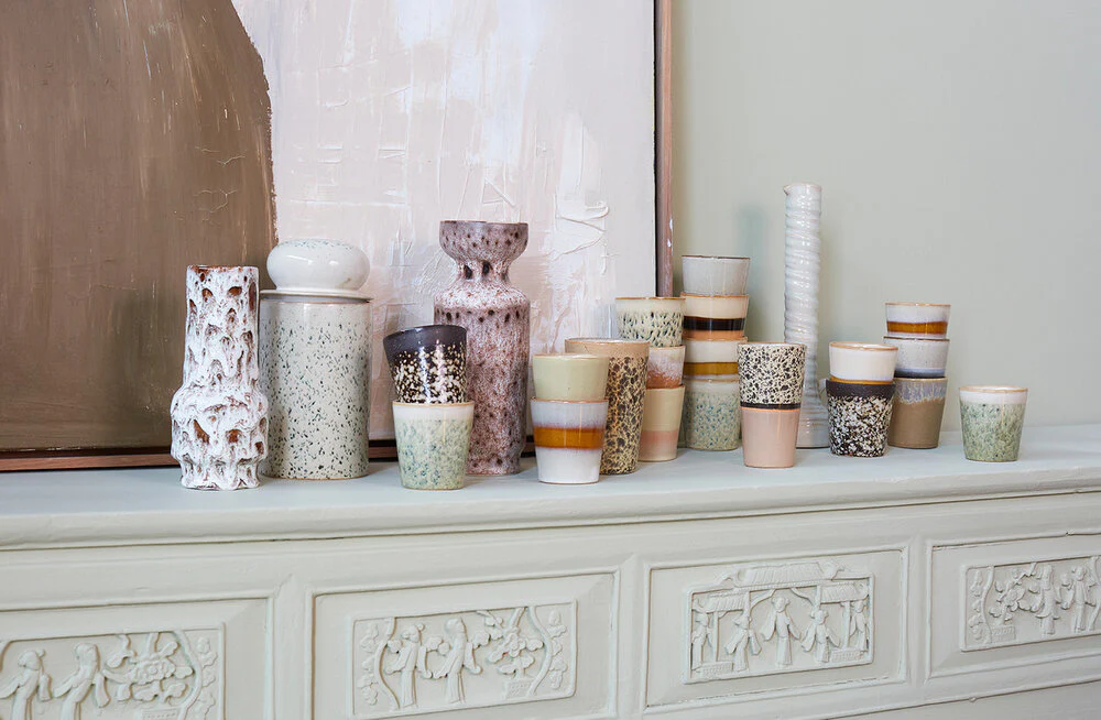 HKliving  70's ceramics kaffekrus - Hail