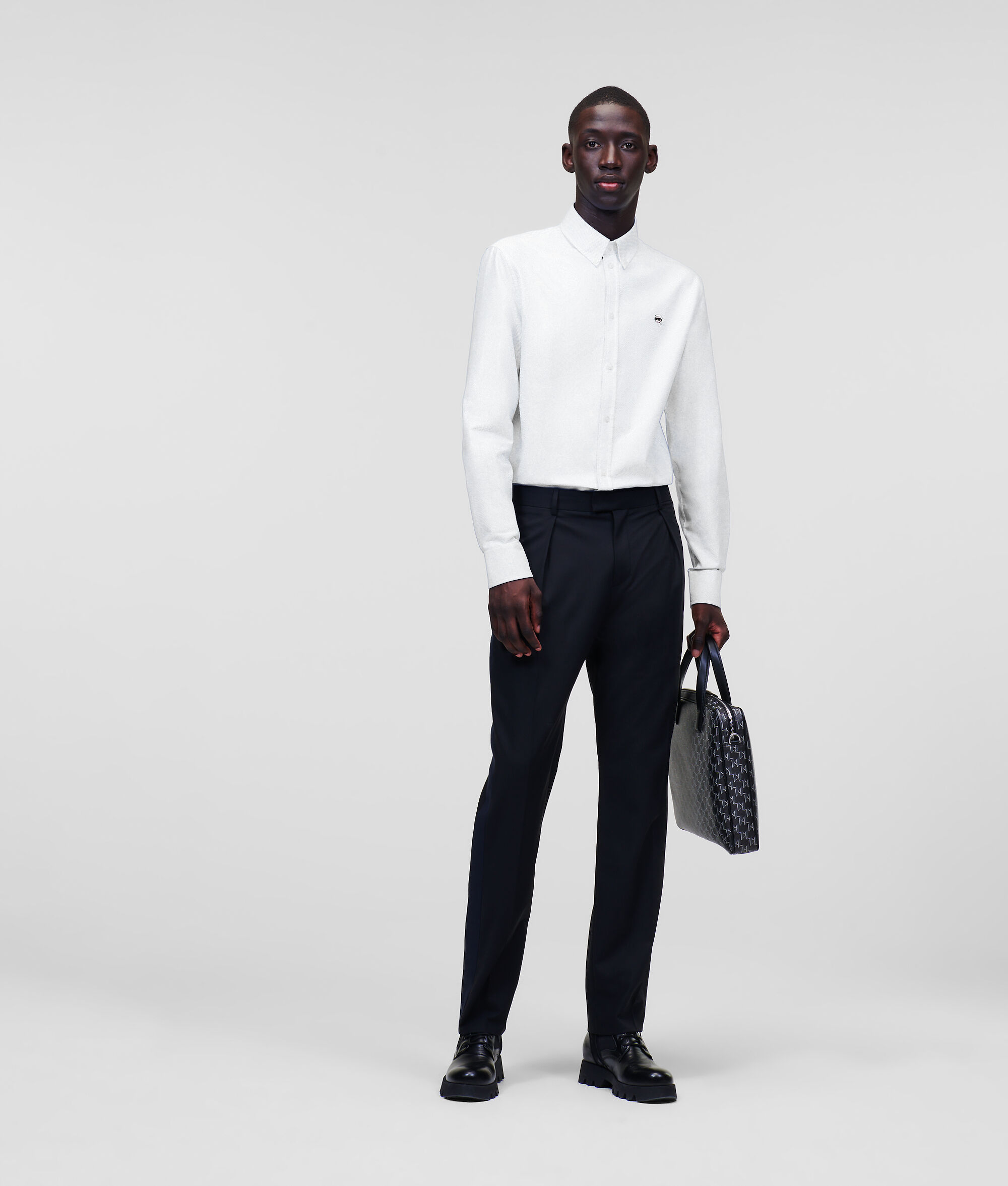 CHEMISE EN POPELINE KARL IKONIK