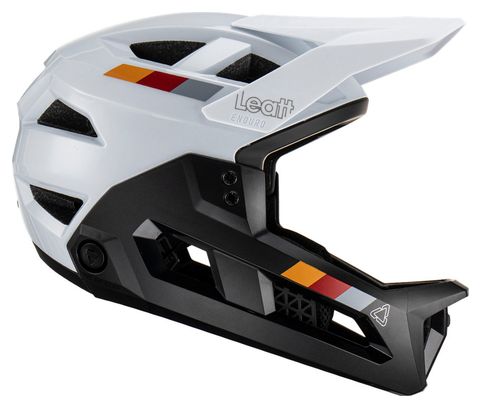 Casque avec Mentonière Amovible Leatt Enduro 2.0 Blanc
