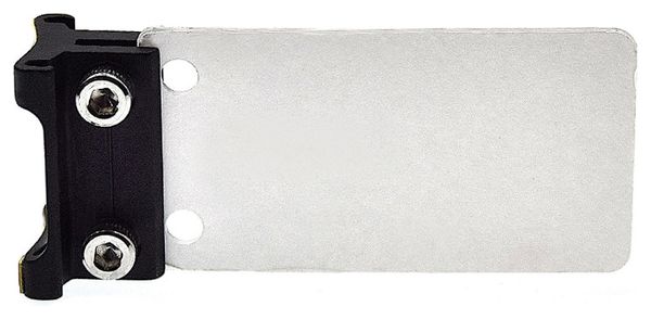 Plaque de fixation dossard pour montage sur tige de selle .