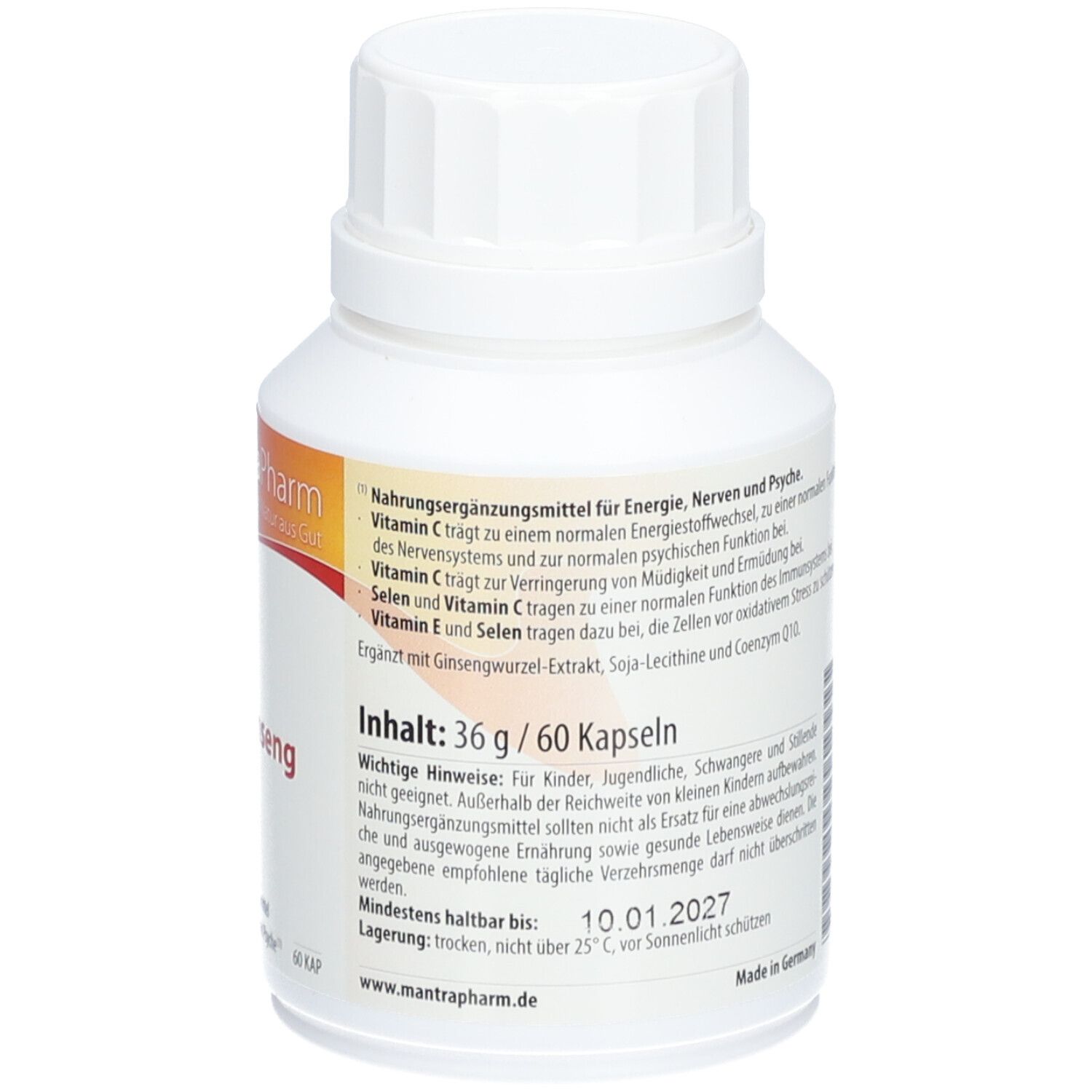 Mantra Q10 mit Ginseng