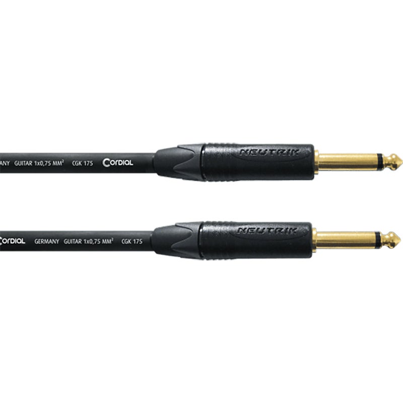 Cordial CSI9PP-175 ENCORE 6.3 TS jack - 6.3 TS jack recht instrumentkabel 9 meter