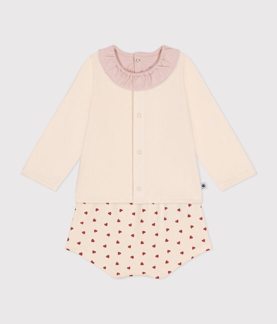 Ensemble 3 pièces en jersey léger bébé