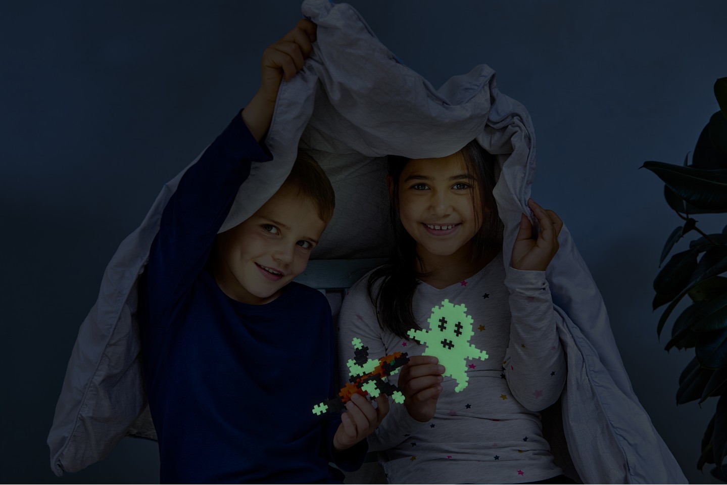 Plus-Plus - Glow mix / 100 pcs Tube